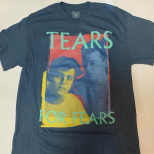 Tears For Fears - Songs From The Big Chair Blue Photo Official T Shirt ( Men M, L, XL ) ***READY TO SHIP from Hong Kong***